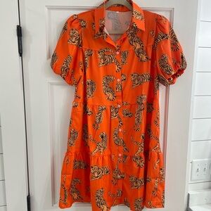 NWOT Game Day women’s sz small Tiger dress